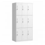 9 Doors Narrow Edge Multi Door Storage Locker For School Gym for sale