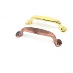 Luxury Sandblasting Double Hole Drawer Pulls Laser Engraved For Wine Cabinet for sale