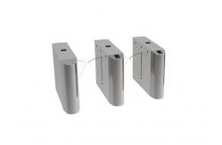 China Acrylic Wing 600mm Width Flap Barrier Gate 100W SUS304 Retractable supplier