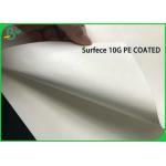 10G PE Coated 80G White Kraft Paper Coils For Making Disposable Takeaway Bag for sale