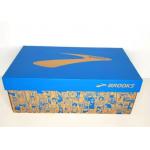 Spot Corrugated Cardboard Shoes Packaging Box for Brooks Blue for sale