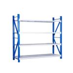 Steel Upright Frames Storage Racks / Wide Span Shelving With 4 Steel Panels for sale