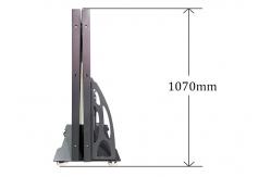 China Folding Poster LED Display Background Movable Signage WIFI 4G Network supplier