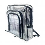 Clean Room ESD Anti Static PVC Grid Backpack Customized LOGO Cleanroom PVC Bag