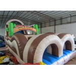 Inflatable Obstacle Bounce House 18.3 X 3.7 X 5.5m  , 40 Ft Obstacle Course Inflatable for sale