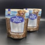 Digital Printing Stand Up Packaging pet food , SGS Zipper dog treat packages for sale