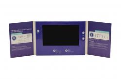 China lcd video greeting card 7 inch for small business and invitation supplier
