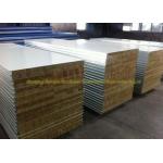 Customized Fireproof Fiber Glass Wool Metal Sandwich Panels For Wall Board