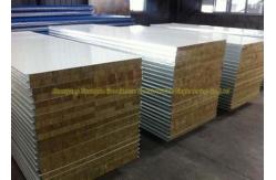 China Customized Fireproof Fiber Glass Wool Metal Sandwich Panels For Wall Board supplier