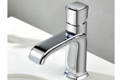 China Electroplate ODM White Silver Wash Basin Faucet supplier