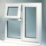 Double Glazed Bathroom PVC Window Tempered Glass Awning Window Replacement for sale