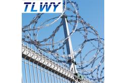 China Prisons Protection Cross Razor Wire And Barbed Wire Bto-18 Bto-28 supplier