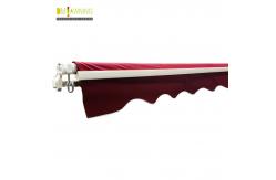 China Waterproof sunsetter Manual Retractable Awning Balcony Door Awning Hand Swing supplier