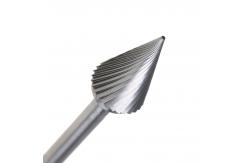 China Double Cut Tungsten Grinder Cylindrical Carbide Burr With 1/4 Shank supplier