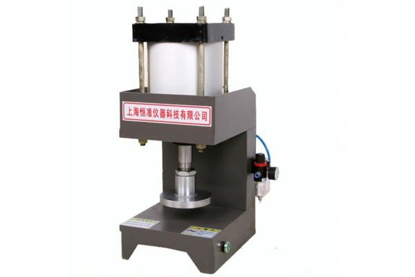 Laboratory Plastics Leather Pneumatic Rubber Cut Machine 1T 15mm Thickness
