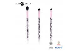 China 3pcs Set Plastic Makeup Brushes Ergonomic Handle With Full Printing supplier