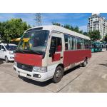 23 Seats Toyota Coaster Second Hand Tour Bus with Manual Transmission for sale