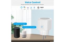 China Fire-resistant PC WIFI Smart Socket with Tuya Software Voice Control supplier