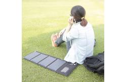 China Sunpower Cell 20w Folding Solar Panel Easy Carry Lightweight Camping Solar Panels supplier