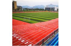 China High Elasticity Eco Sports Flooring 400M Running Track Free Sample supplier