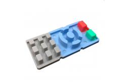 China Custom Silk-Screen Printing Silicone Rubber Keys Open Mold Custom Keys supplier