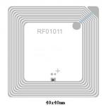 45x45mm HF NFC Wet Rfid Inlay PET Material For Paper Card / Key Fob for sale
