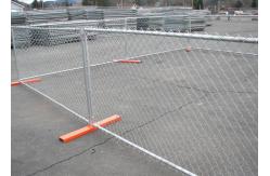 China Square Hole 6*12 Ft Chain Link Mesh Fabric For Construction Site supplier