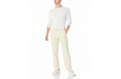 China Drawstring Cropped Cotton Mens Casual Linen Pants Loose Leg Breathable supplier