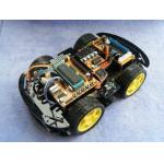 L293D 4wd Drive Robot Smart Car Chassis , Remote Control Car Parts