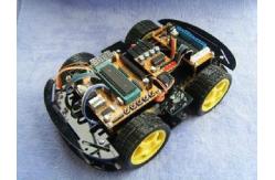 China L293D 4wd Drive Robot Smart Car Chassis , Remote Control Car Parts supplier
