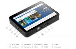 China Wall Mount Touchscreen 8 Windows Tablet With RJ45 Self Kiosk supplier