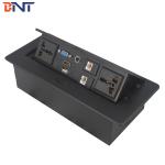 Office Hydraulic Desk Pop Up Sockets , Pop Up Power Socket With XRL Connector for sale