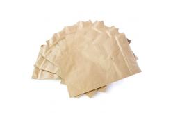 China Zipper Tea Plain Light Brown Kraft Paper Bags Stand Up With Degassing Valve supplier