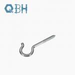 Customized Stainless Steel Closed Eye Bolt / Eye Hook Bolt Zinc Plated Finish