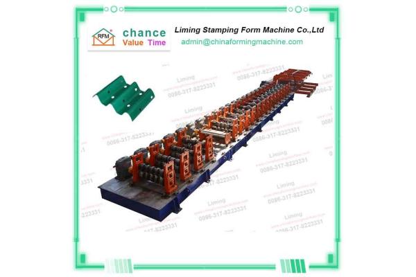 1mm 20m/Min 16 Row Guardrail Roll Forming Machine Automatic