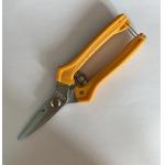 Orange Handle Ergonomic Dual Blade Scissors Home Professional Use for sale