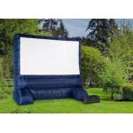 Lightweight Inflatable Outdoor Projector Screen Fabric Material Apply To Home