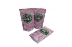 China Drip Coffee Packaging Custom Printed Zipper Stand Up Pouch Smell Proof Eco Friendly supplier