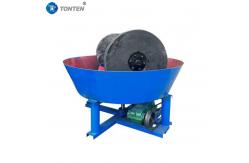 China Gold Grinding Machine Model 1200B Gold Mine Wet Pan Mill in Sudan supplier