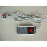 Portable UK 1 Way Universal Power Strip With Surge Protector / Long Cord for sale