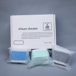 PCB Foam Cleaning Swabs , Fiber Optic Cleaning Swabs 68 Mm Total Length for sale