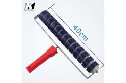 China Durable Length 40cm Epoxy Paint Tools Spiked Screed Roller PP Material supplier