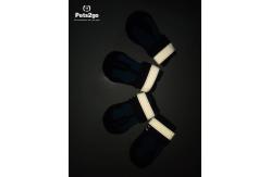 China 16.5cm Rubber Bottom Reflective Strip Dog Paw Shoes supplier