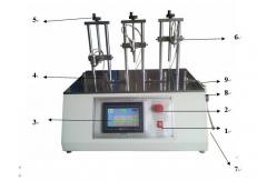 China 3 Stations Electronics Lab Testing Equipment , Pneumatic Key Life Test Machine supplier