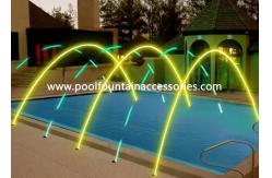 China 6000 L/H 20mm Laminar Fountain Nozzle With 9W LED RGB Lamp supplier