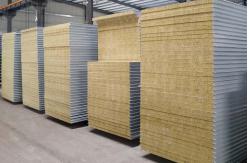 China A Class High Density Rock Wool Sandwich Panel Board Water Repellent supplier