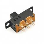 Horizontal handle toggle switch SS23D32G6 DIP with stand small toggle switch handle height 6mm for sale