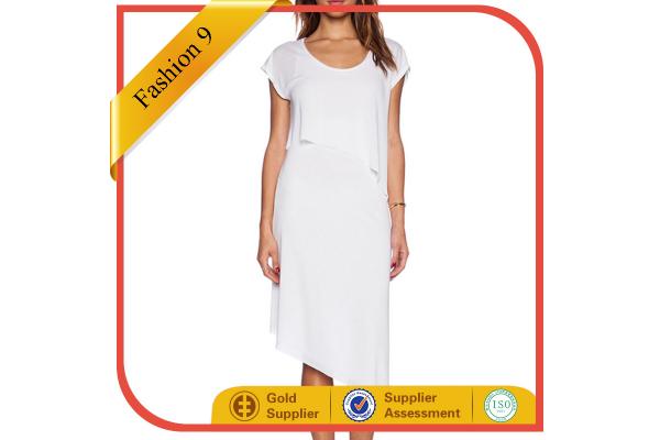 RAYON MESH OVERLAY DRESS