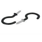 Multiple Kitchen Plastic Coated Iron 4.9mm Eye Hook Nails for sale