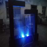 Decorative 1800mm Corten Steel Water Feature Rain Curtain Water Fall SGS for sale